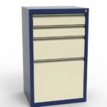 Тумба верстака с 4 выдвижными ящиками УВ-04 (820 х 500 х 400)