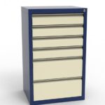 Тумба верстака с 6 выдвижными ящиками УВ-06 (820 х 500 х 400)