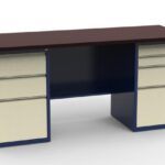 Верстак двухтумбовый «ВУ-2.34Ф»850 х 1840 х 690