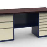 Верстак двухтумбовый «ВУ-2.37Ф»850 х 1840 х 690
