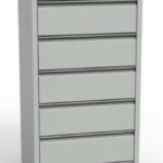 Шкаф картотечный «ШКТ-07/5» (под формат А-5) 1270 х 555 х 550