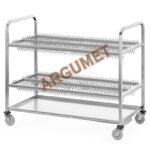 Тележка для тарелок "ТТ-2" AISI 430 (1200х600х1050h)